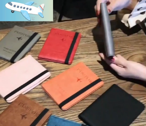 พร้อมส่ง กระเป๋าใส่พาสปอร์ตหนัง PU กระเป๋าหนังสือเดินทาง การเดินทาง หนังสือเดินทาง บัตรต่างๆ