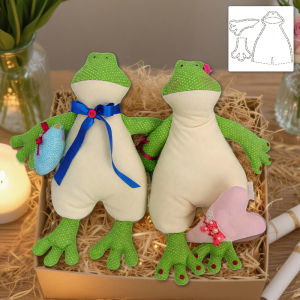 YOMDID 1pc Big Mouth Frog Quilting Template DIY Frog-Shaped PET Pattern Template Precise Cutting Efficient DIY Sewing Tool