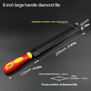 Kikir Gergaji T12 / Kikir Gergaji flat besi Original Besar  8 Inch