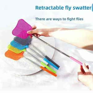 Durable Cowhide Fly Swatter with Extendable Handle