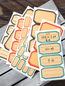 Label Sticker Handwriting Index Stickers Label Index Paper Cowhide Goods Name Tape Inspirational Sample Note Small Label
