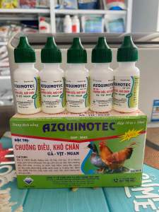 AZQUINOTEC 10ml -  Chướng Diều Khô Chân Toi Rù Tiêu Chảy Gà Vịt Ngan