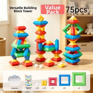 LELEYU | Educational Pyramid Lu Ban Building Blocks