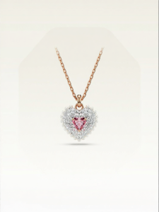 Swarovski | Heart Pearl Necklace