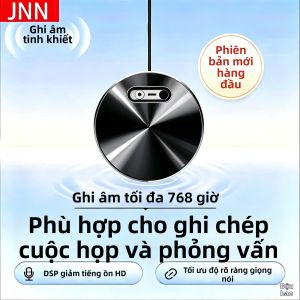 JNN | Đầu Ghi Âm Chuyển Văn Bản Chống Ồn Cao Cấp Điều Khiển Giọng Nói Khóa Chìa