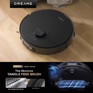 Dreame TriCut Brush for Robot Vacuum Cleaner | Anti-Tangle Hair Cutting Brush 2.0 | Maintenance-Free | Cut all long hair