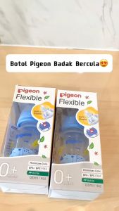 PIGEON BOTOL PP RP FLEXIBLE SERIES ANIMAL S TYPE SILICONE NIPPLE Botol Susu Bayi BPA FREE