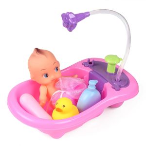 Bồn Tắm Búp Bê Cho Trẻ Em Đồ Chơi Tắm Cho Bé Gái Đồ Chơi Mô Phỏng Bồn Tắm Cho Bé Búp Bê Đồ Chơi Tắm Cho Trẻ Em Từ 1-10 Tuổi