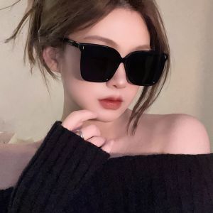 Teybren Fashion Oversized Sunglasses Korean Polarized Anti Ultraviolet Sunglasses Protection Driving Eyewear