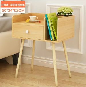 Bedroom table bedside table with drawer storage cabinet drawer wood small modern bedroom storage rack desktop organizer modern style meja tepi katil