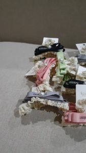 KAMINO JEPIT SALON 11CM / JEPITAN SALON BENTUK PITA DENGAN RENDA 11 CM