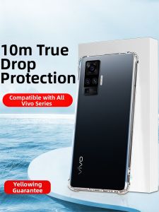 OUXUAN | Impact Protection Case For VIVO X50 Pro Soft Silicone Full Cover Curved Design