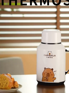 WE 4315 = 卡皮巴拉保温壶 Kapibala Thermos Flask ☞ 1L Ready stock in Malaysia