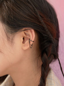 Little Elk 925 Sterling Silver Personalized Twist Tassel Ear Clip