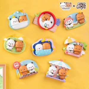 ORISTACO | Cute Cartoon Bear Design Blind Box Refrigerator Magnets Action Figures