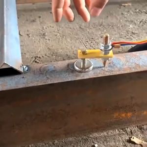 Klem Tang Las Magnet Ke Kabel Massa Mesin Travo Las Welding Ground