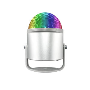 Disco Ball Dj Night Lights Sound Activated Rgb Rotating Stage Strobe Lamp for Home Room Birthday Decor Wedding Dance Parties