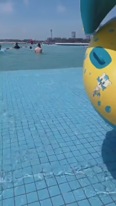 Swimming floater for baby Double armrest awning baby inflatable swimming ring/unicorn/dinosaur