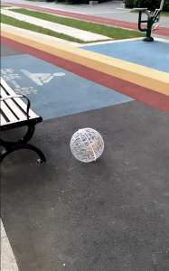 Rolling round Chicken Cage Ball Shaped Farmyard Outdoor Scenic Area Foraging Chicken Coop Pet Chicken Cage round Design