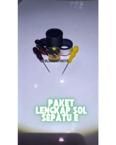 Paket Jarum Sol & Peralatan Sol Sepatu & Sandal 3 Benang