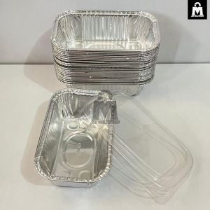Alumunium foil tray OX 250 isi 50 pcs plus tutup dan tanpa tutup