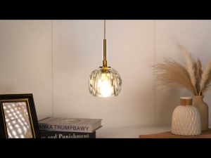 โคมไฟห้อยคริสตัลวินเทจปรับความสูงได้ โคมไฟห้อยดีไซน์โมเดิร์นสไตล์นอร์ดิกหรูหราสำหรับตกแต่งร้านอาหาร ห้องนั่งเล่น ห้องนอน บาร์