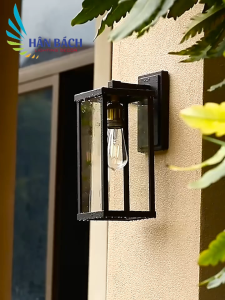 [VỪA RẺ - VỪA ĐẸP] Đèn Treo Tường Chữ Nhật Gắn Trong Nhà Ngoài Trời Chống Nước HÂN BÁCH