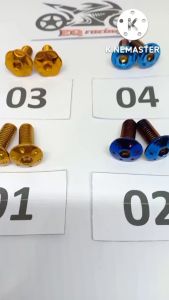 Baut Disc Piringan Cakram Model Probolt Biru & Gold