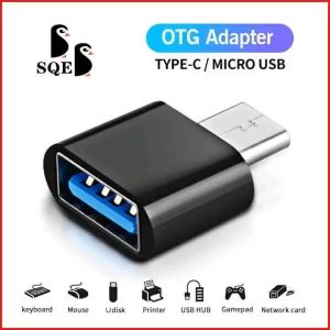 Type-C To USB MicroTo USB 2.0 3.0 TypeC OTG To USB-A Female Adapter For 13 12pro Pixel Lumia Samsung Xiaomi Mouse