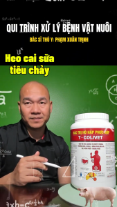 HEO CAI SỮA TIÊU CHẢY(ENRO-FOR 100ml + T-COLIVET 200G)