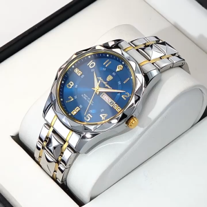 Đồng Hồ Nam Chính Hãng POEDAGAR T858 Dạ Quang Chống Thấm Nước Chất Liệu Thép Không Gỉ Watch Đeo Tay