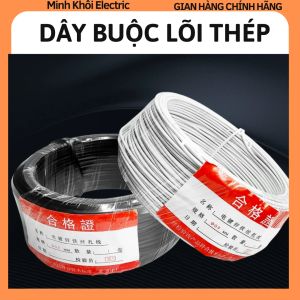 dây buộc lõi thép bọc nhựa cuộn 100m dây dẹt bọc nhựa đường kính 0.55dây buộc lõi thép vỏ nhựadây nhựa tròn lõi thép Dây Nhựa Dẻo Chống Rỉ Sét Dây Buộc Hàng Kiện Linh Kiện Điện Tử - Lazada