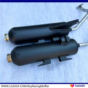 Shijiro Knalpot Standar Racing Saringan Setengah Beat delux Vario Mio Scoopy Nmax Aerox / Knalpot Copy CMS All Matic