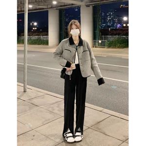 Elegant Fashionable Tweed Blazer