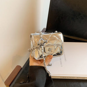 Fashionable Summer Diamond Pattern Kids Crossbody Bag Baby Girls Outing Coin Purse Small Square Bag Pure Color Girls Bag