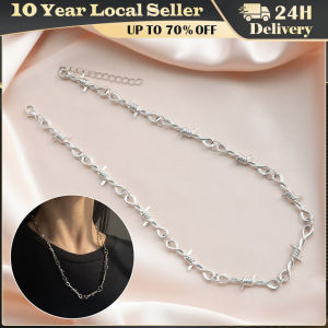 Gothic Punk Necklace Edgy Minimalist Chain Jewelry for Everyday and Party Wear Stylish Accessory for Men and Women