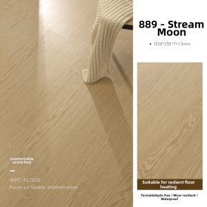 BEIQIVI | Interior Renovation Durable Thickened Snap Floor