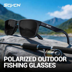 SCVCN | SCVCN HD Polarized Fishing Sunglasses Anti-Glare Glasses Outdoor Sports Sunglasses Stylish Cycling Driving Hiking Sunglasses