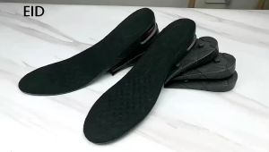 High Quality 3-Layer 6CM Height Increase Insole Shoes Air Cushion Invisible Lift Pads Heel Retail