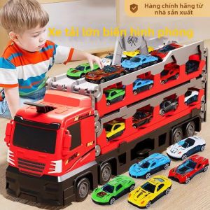 YIXIN | Đồ Chơi Xe Tải Kỹ Thuật Biến Hình Hợp Kim Tăng Trí Tuệ