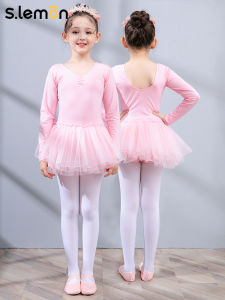 superlemon | Childrens Long Sleeve Dance Costume for Ballet and Chinese Dance