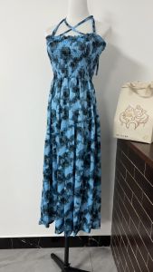 Rok Gaun Malam Midi Dress Wanita Tanktop Strap Dress Wanita Baju Dress Cewek