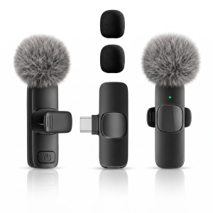 Professional Wireless Lapel Microphone Plug and Play Long Battery Life Type-C Interface Suitable for Smartphones Computers