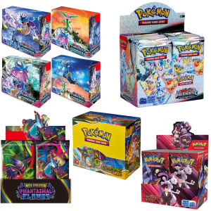 Takara Tomy | 360Pcs English Pokémon TCG: Scarlet & Violet Etsncelles Evoving skies 151 Flames Booster Box Battle PALDEAN FATES Card