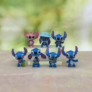 Stitch Action Figure Cake Decoration Topper Car Toys 史迪奇摆件