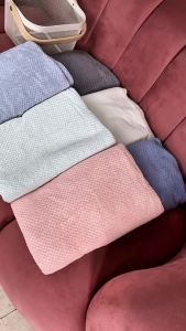 Microfiber Bath Towel Wrap Durable Solid Color Quick-Dry Oversized Blanket W2817