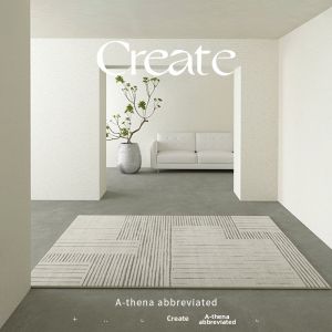 Wateproof Stain-resistant Zen-style Living Room Bedroom Carpet