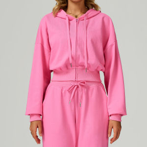 QYUED | Hooded Zip-Up Versatile Athletic Sweatshirt