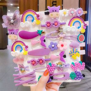 Jepit Rambut Korea 1 Set isi 14pcs Jepitan Rambut Anak Perempuan Cewek Korea