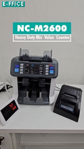 NC-M2600 2 Pocket Heavy Duty Mix Value Counting Machine M2600 Counter Machine Count Machine Multi Dominant Counting